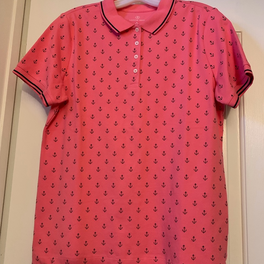 Land’s End cotton polo -NWOT
